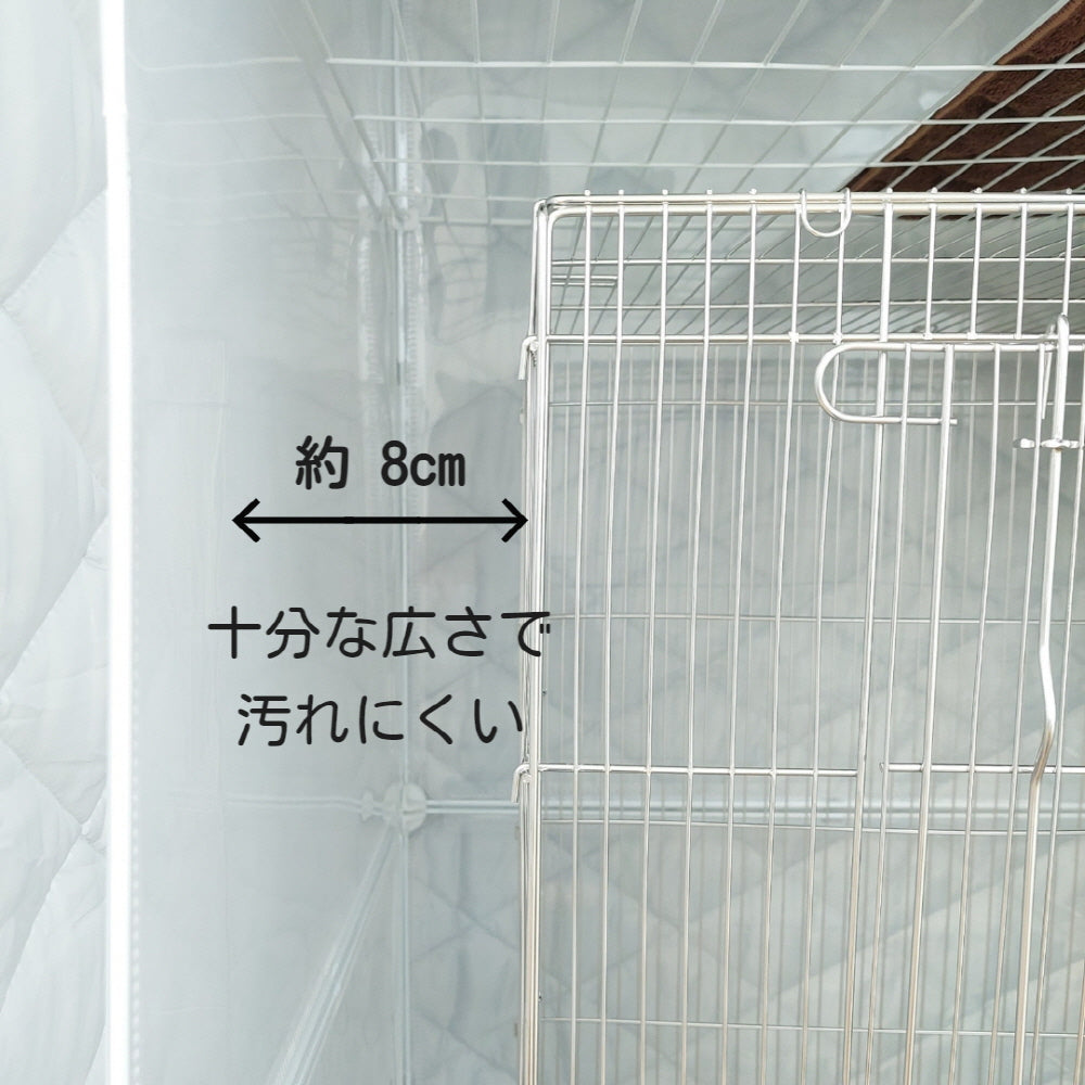 オールシーズンOK!春夏秋はモモンガケージの臭い,ゴミの飛び散り防止!冬は温度,湿度管理【10得快適保くん】