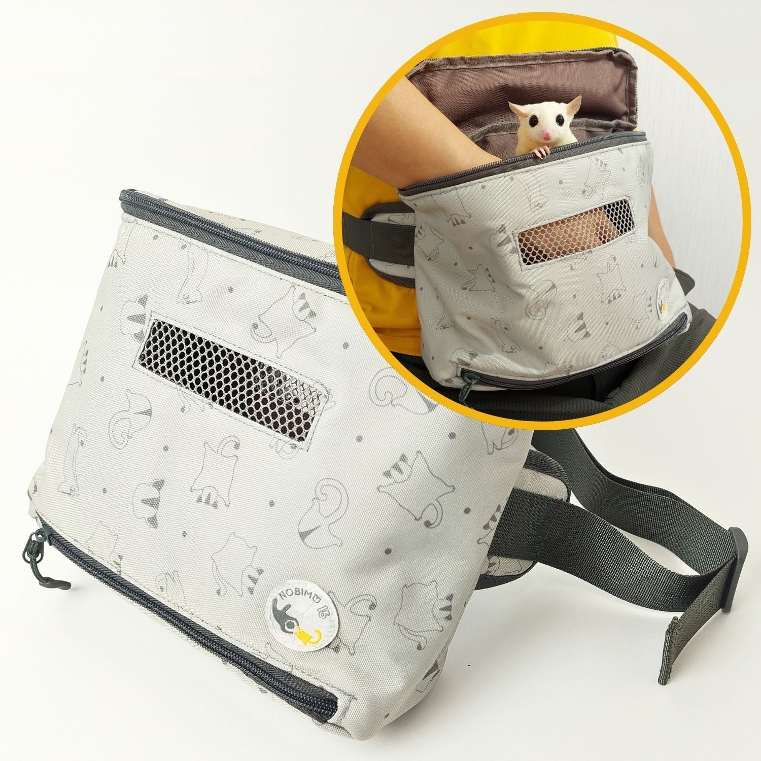 【あお】モモンガポーチ あお】モモンガポーチ 本店限定価格】ゆうパケットOK