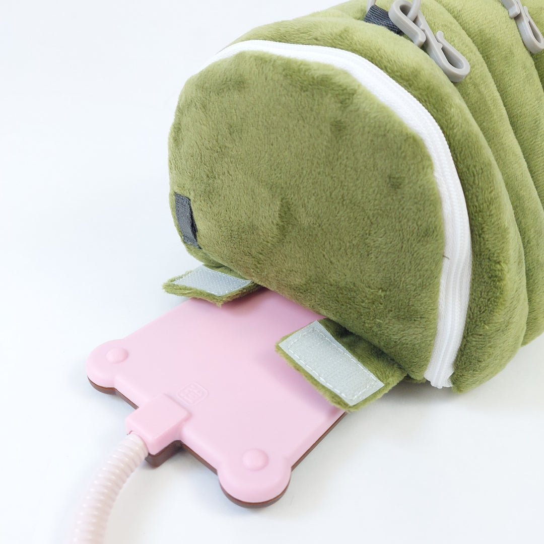 モモンガハウスじゃない, モモンガを触る新しい方法 「モモさわロール」ペット用ヒーター設置OK(モモンガポーチ)