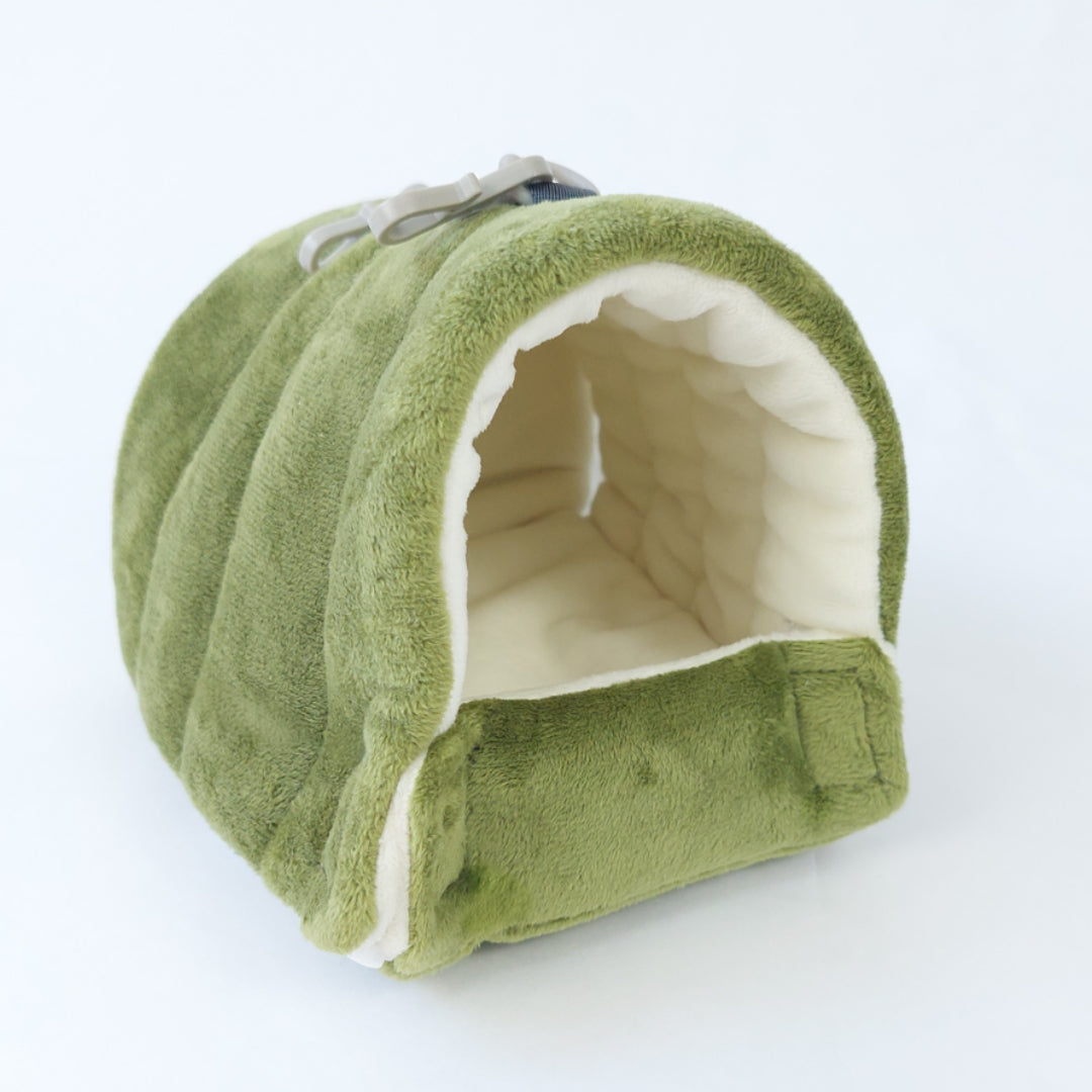 モモンガハウスじゃない, モモンガを触る新しい方法 「モモさわロール」ペット用ヒーター設置OK(モモンガポーチ)