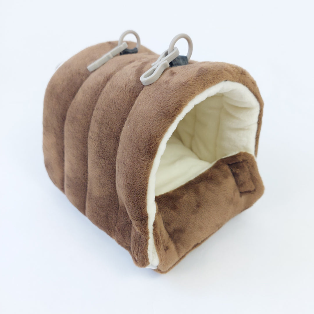 モモンガハウスじゃない, モモンガを触る新しい方法 「モモさわロール」ペット用ヒーター設置OK(モモンガポーチ)