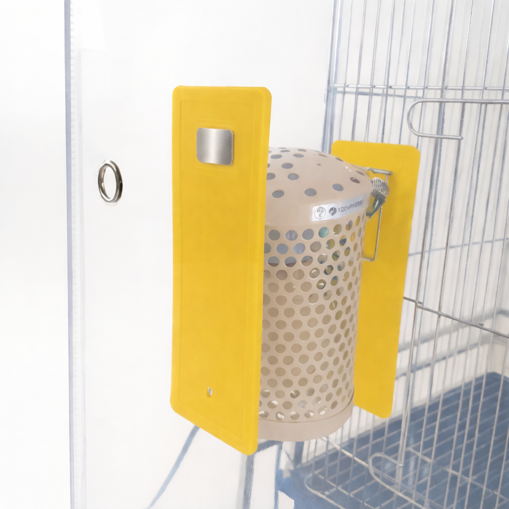 火傷と火事からモモンガを守る「断熱ディスタンス」