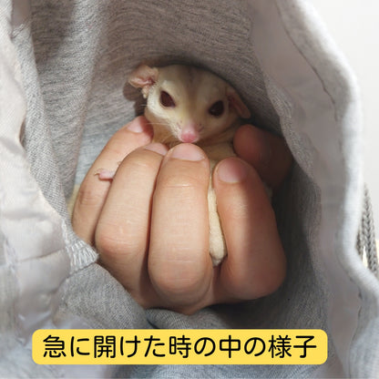 【NEW】日本初,モモンガ式で懐くおくるみ『モモンガウェイ』(一撃でモモンガをベタ慣れにする方法)