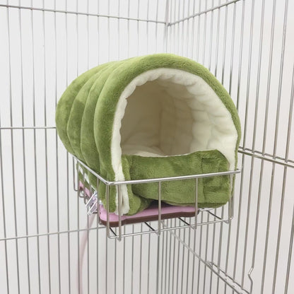 モモンガハウスをササっと取り外して沢山触れ合える！ヒーターとの相性も抜群「モモさわホルダー」